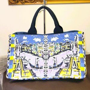 Prada RARE AUTHENTIC St. Venez Canapa Tote *